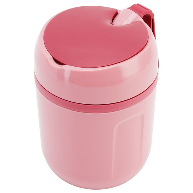 Double Layer Insulated Food Jar, Insulated Soup Containers For Camping Pink