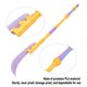 thumbnail image 3 of Juguete De Hacha Impreso En 3D Para Niños, Disfraz De PLA, Espada, Hacha, Juguete, Accesorio De Cosplay Para Fiesta, Vacaciones, Morado Y Amarillo, 3 of 7