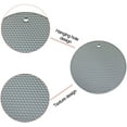 thumbnail image 3 of BAMAIA 5pcs Silicone Mat for Hot Pots and Pads, Multipurpose Hot Pot Holders, Heat Resistant Counter Mats for Hot Dishes, Drying Mats, Spoon Rest and Large Coasters, 3 of 7