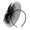 Black, variant on Blue Headband for Women Netting Feathers Big Flower Headband Party Girls Women Fascinator Headwear