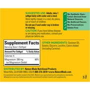 Nature Made Magnesium 250 mg Liquid Softgels 90 ea