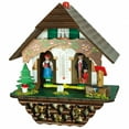 thumbnail image 2 of German Black Forest weather house with keyboard TU 1817, 2 of 2