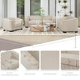 thumbnail image 5 of 41.5" Velvet Upholstered Accent Sofa,Modern Single Sofa Chair with Thick Removable Seat Cushion,Modern Single Couch for Living Room,Bedroom,or Small Space, 5 of 5