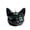 280#black, variant on Three Eyed Black Cat Flameless LED Candle Figurine, Anti Tip Dual Mode Day Night Decor Statue, Safe Spooky Ambient Light for Halloween Party Gothic Table Mantel Arrangement