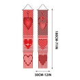 thumbnail image 3 of Uuiauoio Valentine's Day Door Banner Decoration Valentine Hanging Front Porch Love Heart Banner Romantic for the Home Wall School Office Indoor Outdoor Party Supplies Decor, 3 of 6
