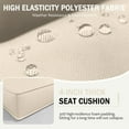 thumbnail image 4 of Kimunuk 9 Pcs Outdoor Patio Replacement Cushions,Waterproof Cushions for 4-Seat Outdoor Sectional Sofa Couch, Cream, 4 of 6