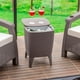 thumbnail image 5 of Mesa Hielera MQ Cooler Table Tipo Rattan Jardin Y Exteriores Taupe, 5 of 10