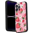 thumbnail image 1 of Compatible with iPhone 14 Pro Phone Case, Strawberries-340 Case Silicone Protective for Teen Girl Boy Case for iPhone 14 Pro, 1 of 1