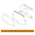 thumbnail image 3 of For 11-12 Outlander Sport/RVR Front Bumper Upper Grille Trim Molding MI1044100, 3 of 5