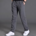 thumbnail image 3 of Mens Jogging Sweatpants Sportswear Knit Tracksuit Oversize Wide Leg Solid Pants, 3 of 7