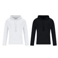 thumbnail image 3 of SYMOID 3XL Men Hoodies Plain Big and Tall Pullover Sweatshirt Fall and Winter White Mens Clothes 2 Pack, 3 of 8