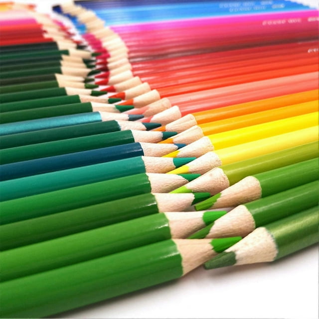 48/72/120/160/180 Oil Colored Pencils Set Pre-Sharpened Color Pencils Art Supplies for Students Adults Artists Drawing Sketching Coloring Books