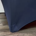 thumbnail image 4 of Your Chair Covers - Stretch Spandex 5 ft Round Table Cover Navy Blue for Wedding, Party, Birthday, Patio, etc., 4 of 4
