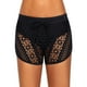 thumbnail image 2 of Wosthever Traje de baño Pantalones cortos Calzoncillos de baño Pantalones recortados amigables con la piel Ligero Cintura alta Traje de pierna Deportes acuáticos Negro 3XL, 2 of 6