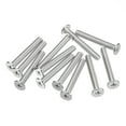 thumbnail image 1 of Unique Bargains M5x0.8x35mm 12Pack Metal Flat Round Head Screws Phillips Drive Machine Bolt, 1 of 5