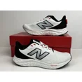 thumbnail image 1 of New Balance Fresh Foam Arishi v4 Running Shoes Men’s Size 9 White/Black MARISYR4, 1 of 5