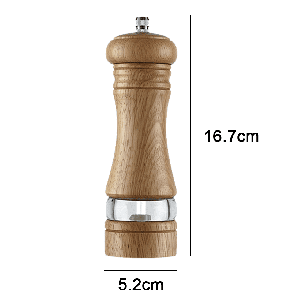 Adjustable Wood Manual Salt Grinder Pepper Mill Hand Crank Spice Mi25485 -  China Manual Pepper Mill and Kitchen Mill price