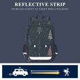 thumbnail image 5 of FORMRS Unisex School Backpack 17" Student Travel Bag with Laptop Compartment, Green Christmas Trees, 5 of 7