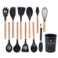 thumbnail image 1 of Juego de utensilios de cocina, utensilios de cocina de silicona antiadherentes, juego de utensilios de cocina resistentes al calor, 1 of 6
