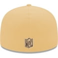 thumbnail image 4 of Men's New Era Tan Seattle Seahawks Candied Pecan 59FIFTY Fitted Hat, 4 of 5