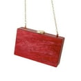 thumbnail image 5 of Pearlescent Small Square Acrylic Evening Bag Handbag Banquet Handbag Handbag Single Shoulder Crossbody Small Bag Chain Bag, 5 of 5
