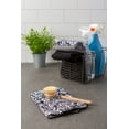 thumbnail image 4 of DII 19" Modern Style Polyester Fabric Damask Dishtowels in Black (Set of 4), 4 of 5