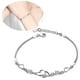 thumbnail image 1 of Pulseras para mujer, regalos para mujer, pulseras para mujer, tobilleras para hombre, pulsera con colgante de amor con personalidad y delicadas, adecuadas para todos los eslabones, pulseras para niña, 1 of 5