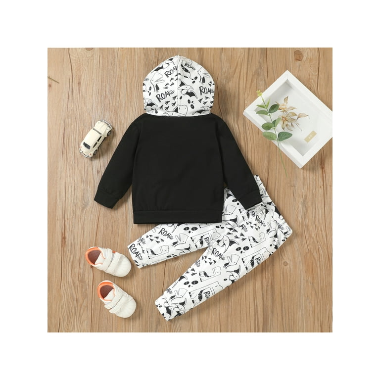 Infant Newborn Toddler Baby Boy Outfits Cute Letter Pullover