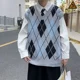 thumbnail image 4 of Chaleco de punto vintage, chalecos de punto para hombre, ropa popular coreana, ropa holgada, ofertas de ropa tejida, novedad de 2024, suéter superior para hombre, 4 of 4