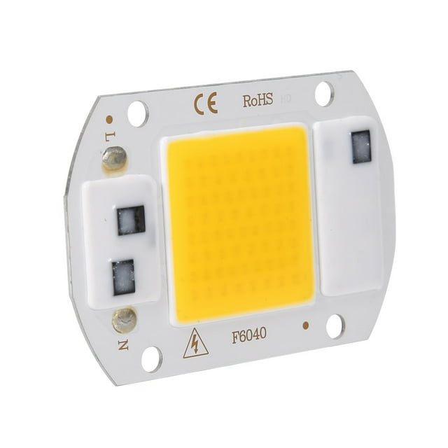 uds AC220V 20W fuente de luces de chips LED COB integrados de alta potencia brillante de aluminio (blanco cálido)