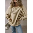 thumbnail image 6 of Ushdele Chic Parchment 'Thankful' Drop Shoulder Sweater - Gratitude Style, 6 of 8