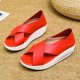 thumbnail image 1 of Verano Color sólido Suave antideslizante Mujer Cuña Columpio Zapato Mujer Zapato Flip Flop Wmkox8yii  shjk2062, 1 of 3