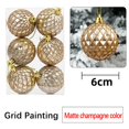 thumbnail image 5 of 6Pcs Christmas Ball Ornaments Set, 2.36 Inch Shatterproof Plastic Xmas Tree Baubles, Holiday Hanging Decor for Christmas Tree Wreath Party, 5 of 9