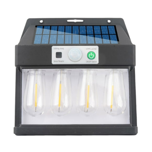 Solar Lights Outdoor Garden Wall Lamp Solar Tungsten Filament Multi-Head Garden Lamp Led Automatic Induction Outdoor Wall Lamp Solar Hanging Lamp New Solar Garden Lights