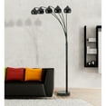 thumbnail image 2 of 76" Height Metal Arc Lamp in Dark Bronze, 2 of 2