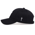 thumbnail image 4 of HammFamTV Black Modern Baseball Cap with Embroidered Cotton Blend Hat, One Size, 4 of 4