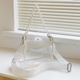 thumbnail image 1 of Bolso Bandolera Bolso Chain Commute Bag Fashion Crossbody Bag Transparente Elegante para viajes (Blanco), 1 of 6