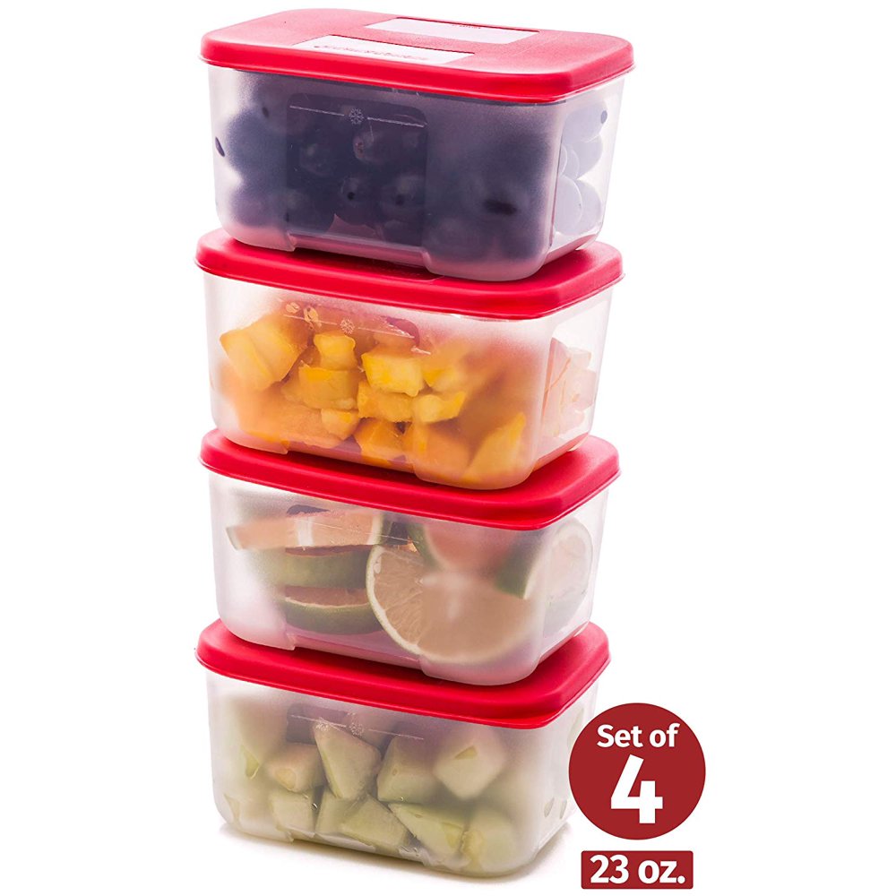 Quicker Defrost Reusable Freezer Containers Set of 423.5 oz. for