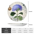 thumbnail image 2 of Gaeub Vintage Flower Print Ceramic Plate,Dinner Plates,Bone China Decorative Plates with Display Stand,Art Ceramic Ornaments for Wall Hanging Decoration-8in, 2 of 6