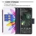 thumbnail image 5 of Dteck Wallet Phone Case for Google Pixel 6 Pro with Wrist Strap, Heavy Duty Zipper Purse Card Slots Wallet Cute Pattern Flip Folio Phone Case for Google Pixel 6 Pro, Sun Flower, 5 of 6