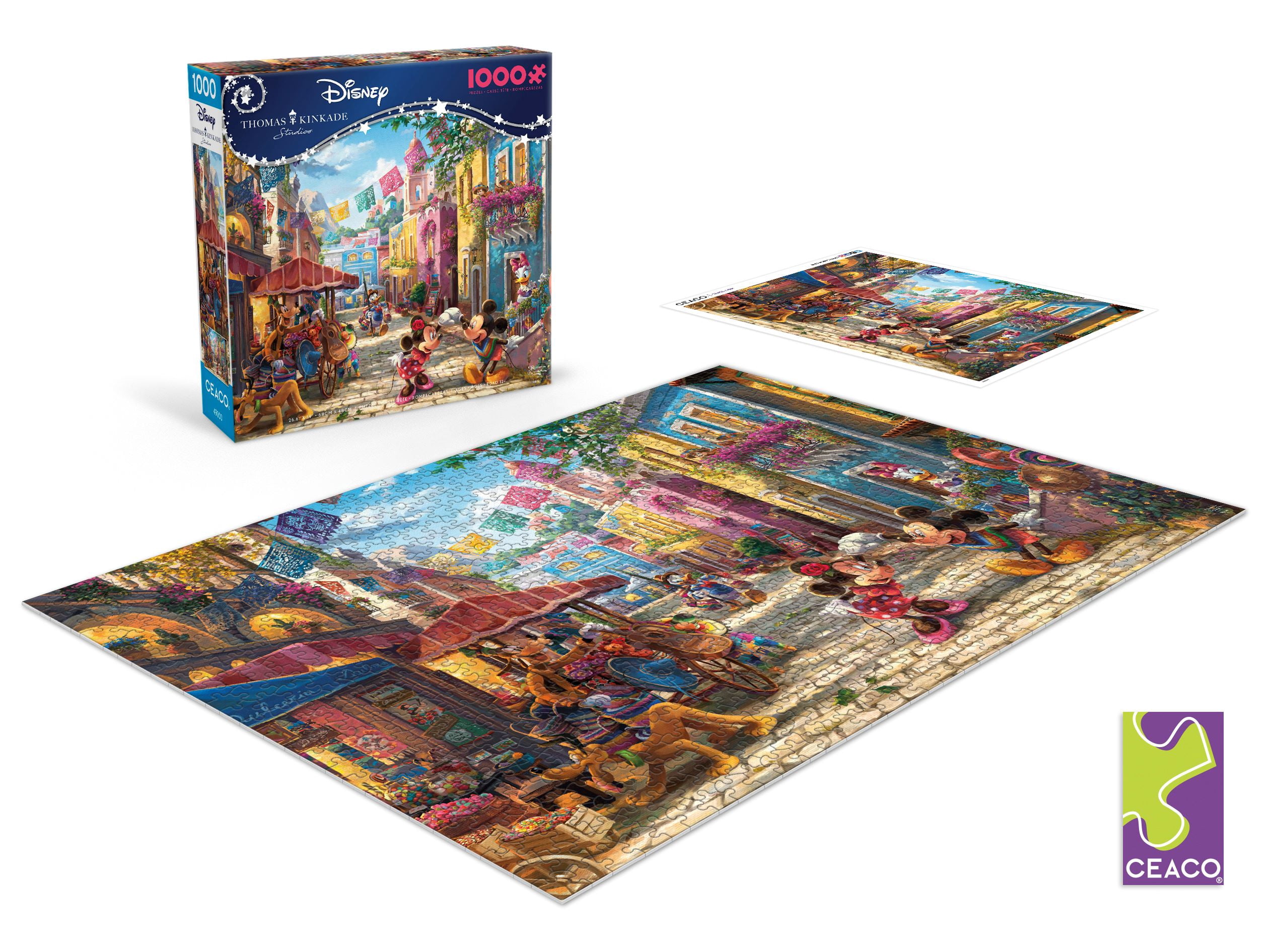 Ceaco Mickey and Minnie in Mexico 1000 Piece Interlocking Jigsaw Puzzle