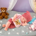 thumbnail image 4 of Muñeca bebé renacida realista | Muñeca de vinilo elastómero con peso realista para niños y adultos | Juguete relajante con cuerpo suave y detalles detallados, 4 of 6
