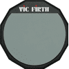 Vic Firth Single Sided Drum Practice Pad, 12 Inches
