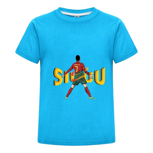 Camiseta de Futbol Niño CR7 | Celebración Ropa Infantil de Verano