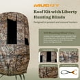 thumbnail image 3 of Muddy 90.00 x 50.00 x 84.00'' Liberty Tripod Stand Hunting Blind Enclosure with 8 Zippered Windows, 3 of 10