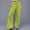 #Mint Green, variant on Women's Linen Palazzo Pants Wide Leg High Waisted Lounge Casual Beach Pants High Waist Wide Leg Palazzo Pants for Women Smocked Elastic Waist Loose Comfy Casual Pajama Pants Pockets Black Xxl