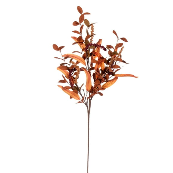 Vickerman 34" Artificial Autumn Berry and Foliage Spray, 2 per bag.
