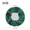 thumbnail image 4 of Kdxio Green Leave Fern Print Shower Cap for Women,Elastic and Reusable,Double Waterproof Layers Bathing Hat, 4 of 6