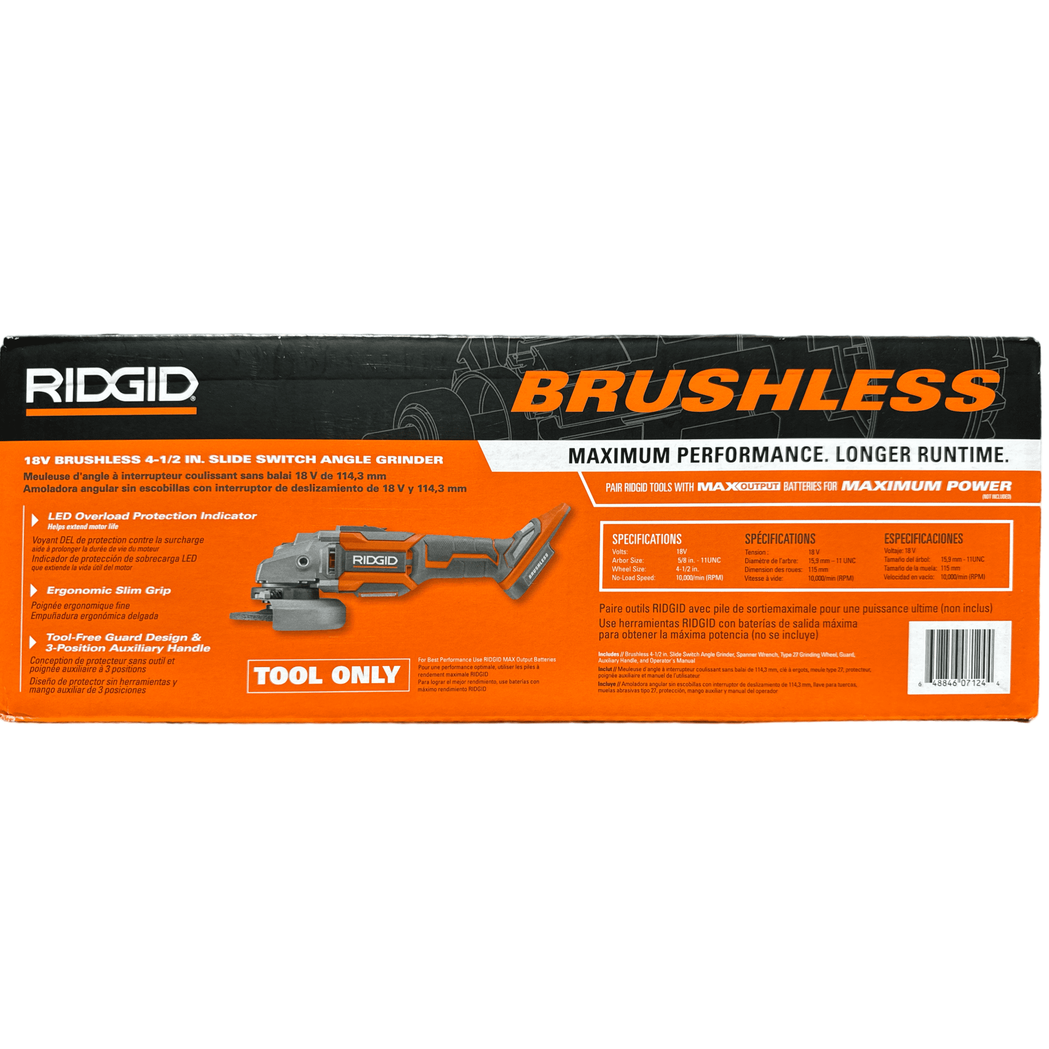 RYOBI 18 V ONE & Brushless Meuleuse d'angle sans…