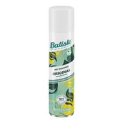 Batiste Dry Shampoo, Original Fragrance, Refresh Hair and Absorb Oil Between Washes, Waterless Shampoo for Added Hair Texture and Body, 5.71 oz Dry Shampoo Bottle